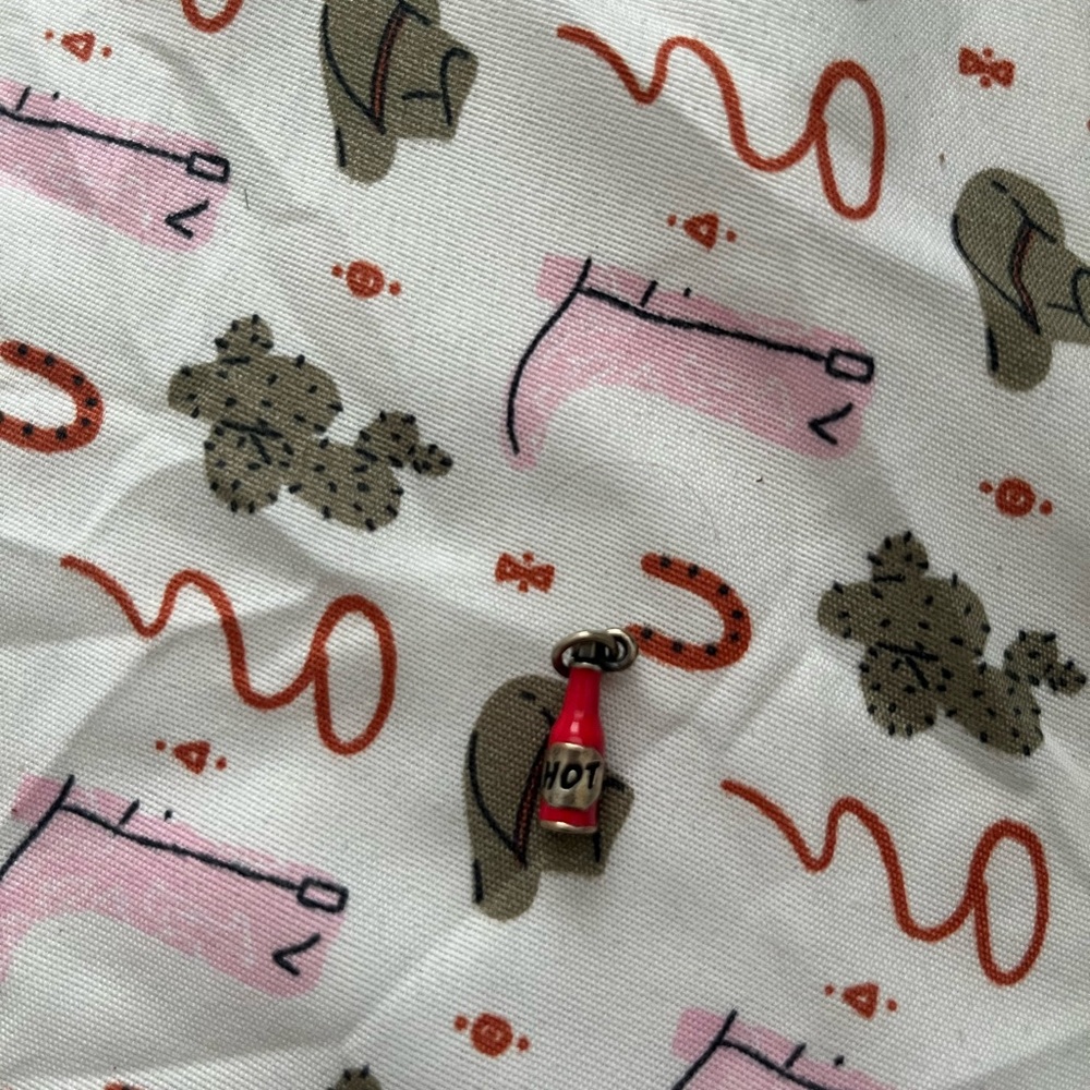 James Avery Hot Retired Enameled Sauce Charm